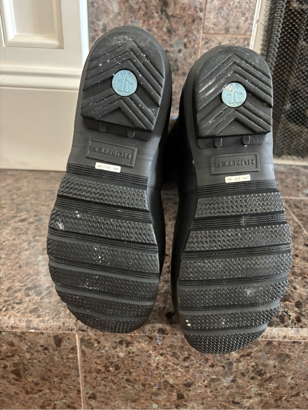 Hunter Tall Black Rain Boots - Picture 4 of 7